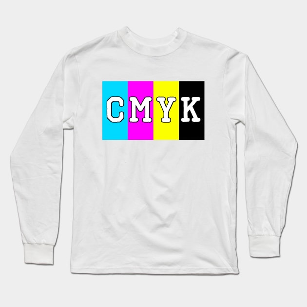 CMYK Long Sleeve T-Shirt by Friki Feliz